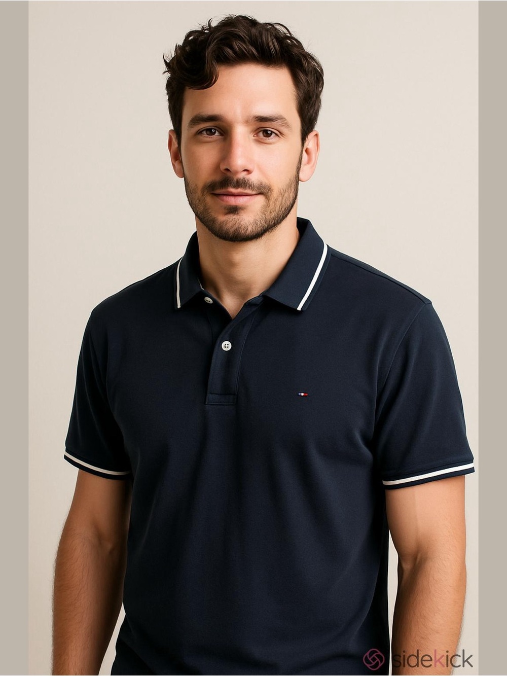 Tommy Hilfiger Men Custom Fit Short Sleeve Polo Shirt, Size Extra Large.